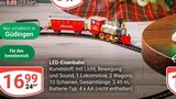 LED-Eisenbahn im aktuellen GLOBUS Prospekt