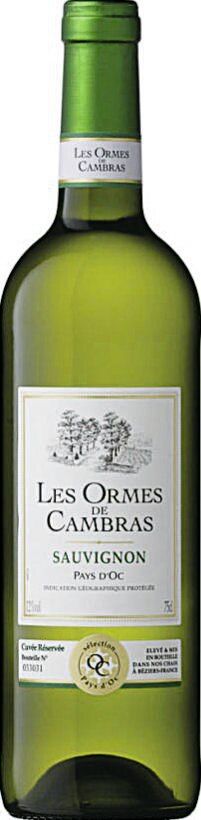 IGP Pays d’OC Sauvignon - Géant Casino à Marseille IGP Pays d’OC Sauvignon en promo chez Géant Casino Marseille à 2,03 €