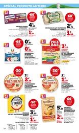 Prix et réduction Mozzarella dans le prospectus Super U en cours Offre Mozzarella dans le catalogue Super U du moment à la page 14