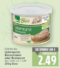 Leberwurst von EDEKA Bio im aktuellen E center Prospekt