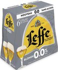 Bière Blonde sans alcool 0,0% vol. - LEFFE en promo chez Géant Casino Bière Blonde sans alcool 0,0% vol. - LEFFE dans le catalogue Géant Casino