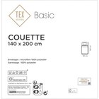 Couette "Basic" en promo chez Carrefour Clichy-sous-Bois à 9,99 €