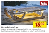 toom Baumarkt Pfungstadt - Deko-Holzschlitten Angebot im Prospekt Deko-Holzschlitten bei toom Baumarkt im Pfungstadt Prospekt für 16,99 €