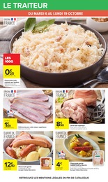 Prix et réduction Choucroute dans le prospectus Carrefour en cours Offre Choucroute dans le catalogue Carrefour du moment à la page 21