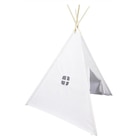 Promo Tipi en tissu blanc pour enfant 120x120x160cm à 29,99 € dans le catalogue Maxi Bazar à Nantes