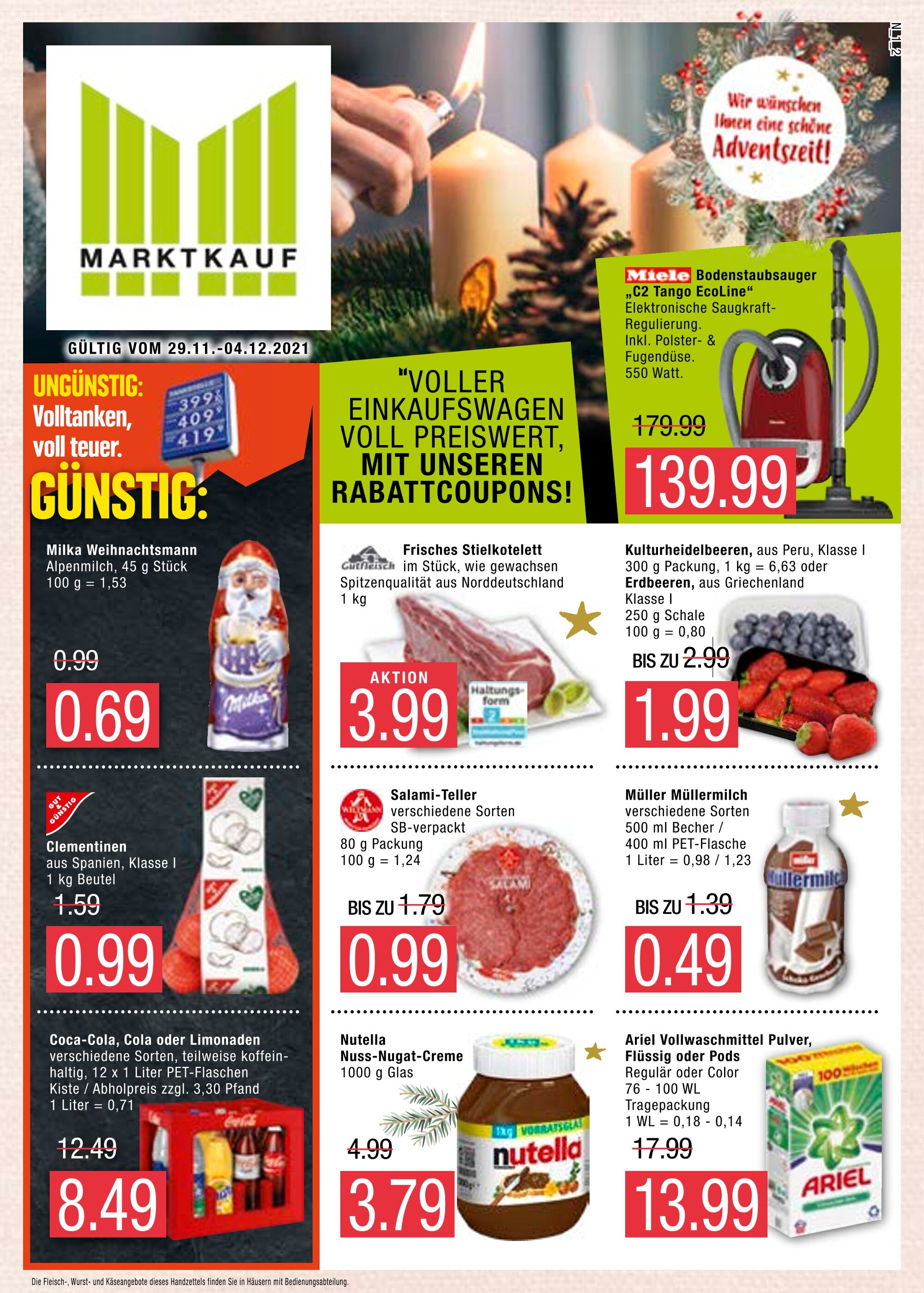 Marktkauf Prospekt für Prenzlau mit 44 Seiten Marktkauf Prospekt für Prenzlau: "Aktuelle Angebote", 44 Seiten, 29.11.2021 - 04.12.2021