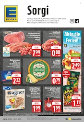 Pizza im EDEKA Prospekt in Moers Aktueller EDEKA Prospekt mit Pizza, "Aktuelle Angebote", Seite 1