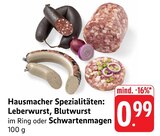 Hausmacher Spezialitäten: Leberwurst Angebote bei EDEKA Mannheim für 0,99 €