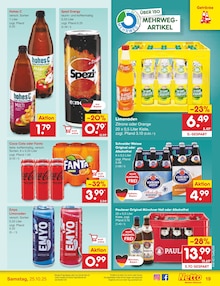 Coca Cola im aktuellen Netto Marken-Discount Prospekt (Stuttgart) Coca Cola im Netto Marken-Discount Prospekt "Aktuelle Angebote" mit 61 Seiten (Stuttgart)