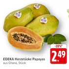 EDEKA Obersontheim - Herzstücke Papayas Angebot im Prospekt Herzstücke Papayas bei EDEKA im Obersontheim Prospekt für 2,49 €