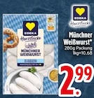 Münchner Weißwurst im Angebot bei EDEKA in Ingolstadt Münchner Weißwurst Angebote von EDEKA Herzstücke bei EDEKA Ingolstadt für 2,99 €