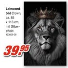 Leinwandbild Crown Angebote bei Möbel AS Pirmasens für 39,95 €