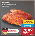 Aktuelle Pute Angebote bei Netto Marken-Discount in Paderborn Aktuelles Big Wings Angebot bei Netto Marken-Discount in Paderborn ab 3,49 €