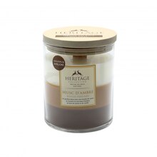 Babou Épinay-sur-Seine - BOUGIE HERITAGE 3 ÉTAGES - AMBRE Promo BOUGIE HERITAGE 3 ÉTAGES - AMBRE dans le catalogue Babou "Décoration" à Épinay-sur-Seine