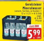 Mineralwasser im Angebot bei E center in Dorsten Mineralwasser Angebote von Gerolsteiner bei E center Dorsten für 5,99 €