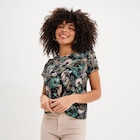 La Halle Saint-Paul-lès-Dax - Promo T-shirt taille effet noué coton noir femme Promo T-shirt taille effet noué coton noir femme à 6,49 € dans le catalogue La Halle à Saint-Paul-lès-Dax