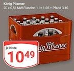 Pilsener im Angebot bei GLOBUS in Oberhausen Pilsener Angebote von König bei GLOBUS Oberhausen für 10,49 €