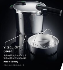 Topfset von Fissler Vitaquick Green im aktuellen XXXLutz Möbelhäuser Prospekt für 