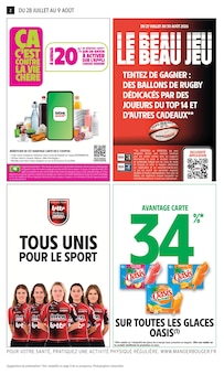 Catalogue Intermarché Express de la semaine "-50% DE REMISE IMMÉDIATE SUR LE 2ÈME" avec 2 pages, valide du 28/07/2026 au 09/08/2026 pour Lyon et alentours Prospectus Intermarché Express de la semaine "-50% DE REMISE IMMÉDIATE SUR LE 2ÈME" avec 2 pages, valide du 28/07/2026 au 09/08/2026 pour Lyon et alentours