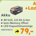 Akku im Angebot bei Globus-Baumarkt in Kaarst Akku Angebote bei Globus-Baumarkt Kaarst für 79,00 €
