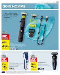 Prix et réduction Rasoir Électrique dans le prospectus Carrefour en cours Offre Rasoir Électrique dans le catalogue Carrefour du moment à la page 31