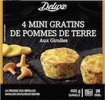 4 Mini Gratins de Pommes de Terre - DELUXE - Lidl à Lorient 4 Mini Gratins de Pommes de Terre - DELUXE en promo chez Lidl Lorient à 2,99 €