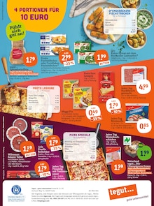 Pizza im tegut Prospekt "tegut… gute Lebensmittel" mit 23 Seiten (Augsburg)