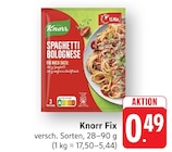 Fix Spaghetti Bolognese bei EDEKA im Eppelborn Prospekt für 0,49 €