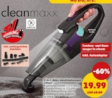 2-in-1-Akku-Handstaubsauger 19442 von cleanmaxx für 19,99 € bei Penny im Angebot 2-in-1-Akku-Handstaubsauger 19442 von cleanmaxx im aktuellen Penny Prospekt
