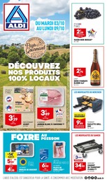Catalogue Aldi "DÉCOUVREZ NOS PRODUITS 100% LOCAUX" à Génicourt-sous-Condé et alentours,  pages, 03/10/2023 - 09/10/2023