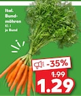 Ital. Bundmöhren für 1,29 € bei Kaufland im Angebot Ital. Bundmöhren im aktuellen Kaufland Prospekt