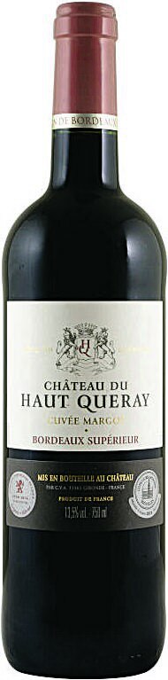 Bordeaux Supérieur Cuvée Margot rouge - Géant Casino à Juvisy-sur-Orge Bordeaux Supérieur Cuvée Margot rouge en promo chez Géant Casino Juvisy-sur-Orge à 4,92 €