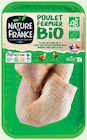 Cuisses de poulet bio x2 - NATURE DE FRANCE dans le catalogue Intermarché Super