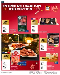 Prix et réduction Volaille dans le prospectus Carrefour Market en cours Offre Volaille dans le catalogue Carrefour Market du moment à la page 60