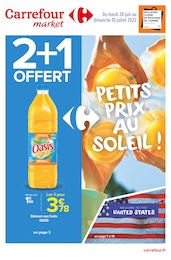 Prospectus Carrefour Market en cours, "Petits prix au soleil !", 44 pages