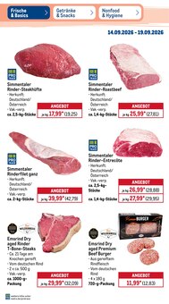 Rinderfilet im aktuellen METRO Prospekt (Leverkusen) Rinderfilet im METRO Prospekt "Wochenangebote" mit 50 Seiten (Leverkusen)