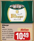 Pils im Angebot bei REWE in Bad Münder Pils Angebote von Bitburger bei REWE Bad Münder für 10,49 €