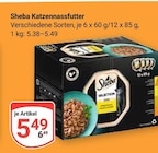 Katzennassfutter Angebote von Sheba bei GLOBUS Kempen für 5,49 €