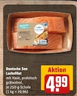 Aktuelle Fisch Angebote bei REWE in Bielefeld Aktuelles Lachsfilet Angebot bei REWE in Bielefeld ab 4,99 €