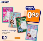 Livre de coloriage dans le catalogue Action