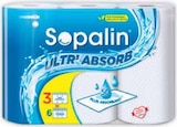 Promo Essuie-tout ultr'absorb blanc x3 à 3,29 € dans le catalogue Intermarché à Spoy