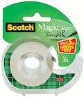 Dévidoir + Ruban Adhésif Transparent "Invisible Magic" - SCOTCH en promo chez Intermarché Express Saint-Maur-des-Fossés à 0,99 €