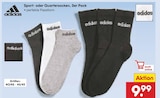 Sport- oder Quartersocken Angebote von Adidas bei Netto Marken-Discount Bremerhaven für 9,99 €