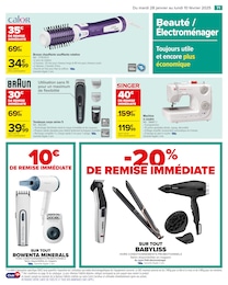 Offre Machine À Coudre dans le catalogue Carrefour du moment à la page 73