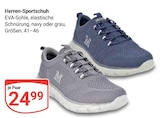 Aktuelles Herren-Sportschuh navy Angebot bei GLOBUS in Rostock ab 24,99 €