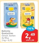 Quetschies Multifrucht im Angebot bei budni in Stade Quetschies Multifrucht Angebote von Bebivita bei budni Stade für 2,49 €