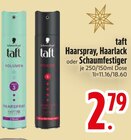 Haarspray, Haarlack oder Schaumfestiger von taft im aktuellen EDEKA Prospekt für 2,79 €