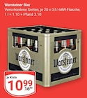 Bier im Angebot bei GLOBUS in Kaarst Bier Angebote von Warsteiner bei GLOBUS Kaarst für 10,99 €