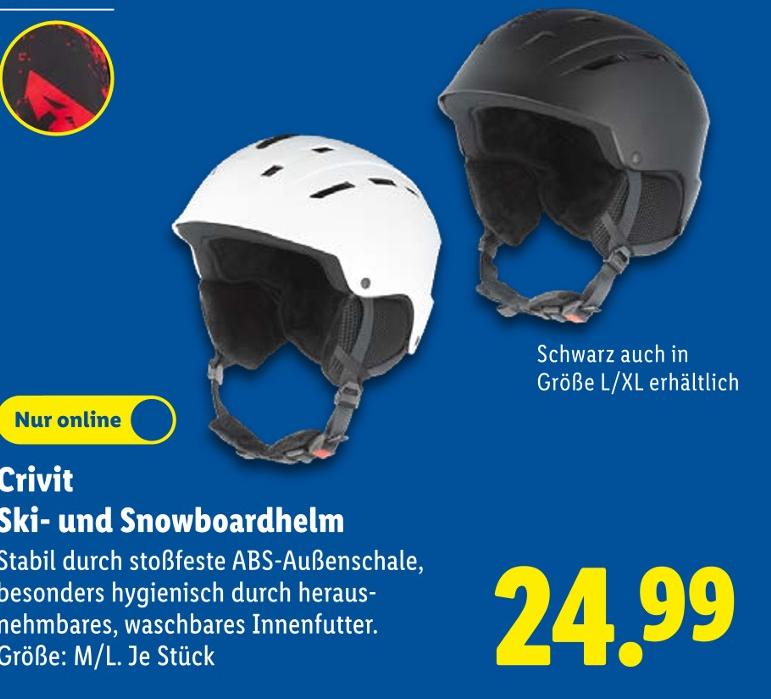 Ski- und Snowboardhelm, Weiß