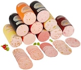 Aufschnitt im REWE Prospekt GQB Strohschwein Frischwurst-Aufschnitt von Schiller im aktuellen REWE Prospekt für 1,11 €